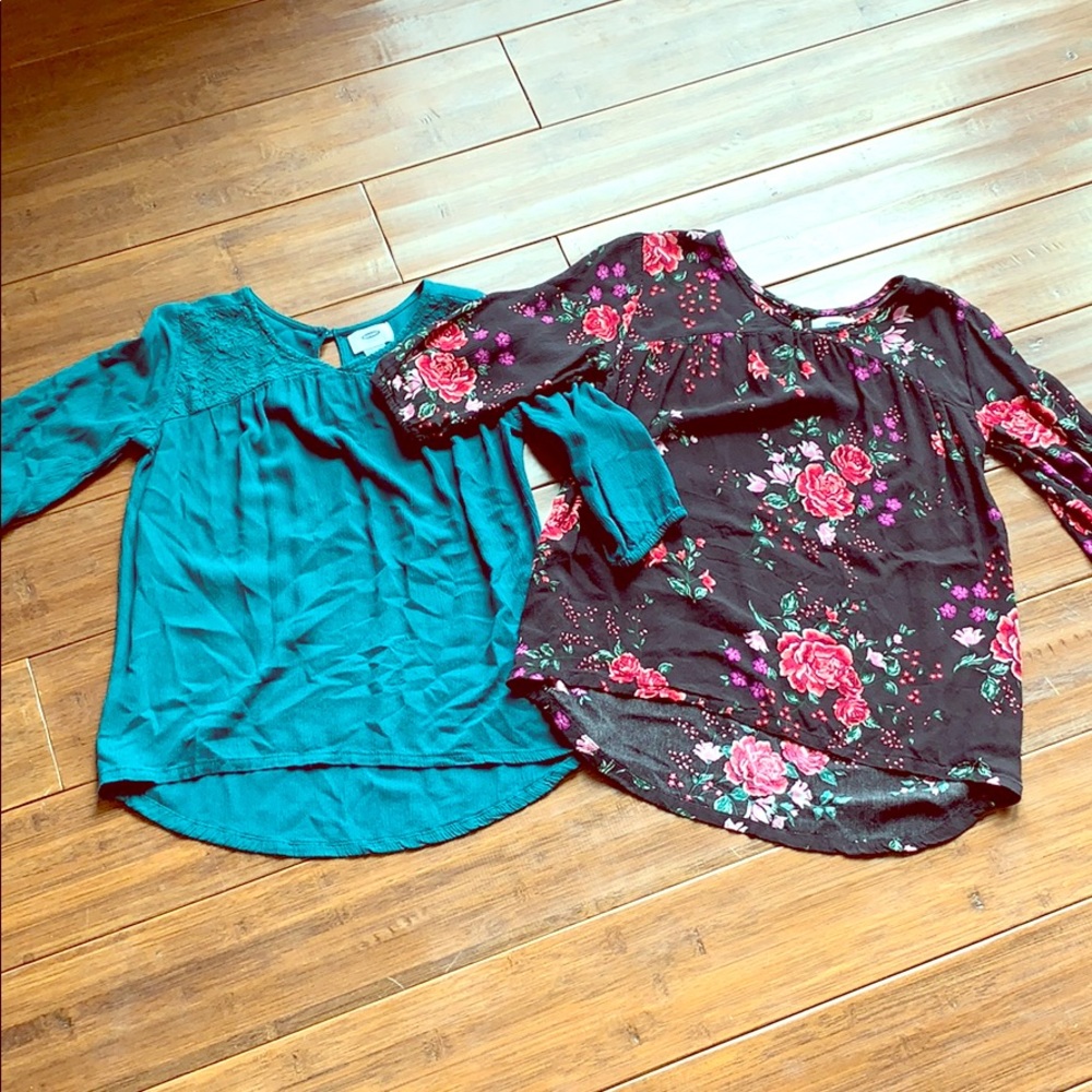 Girls 3/4 sleeve shirt size 8